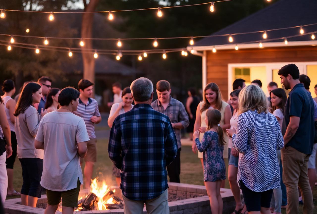 The Hoesterey Group client appreciation bonfire event
