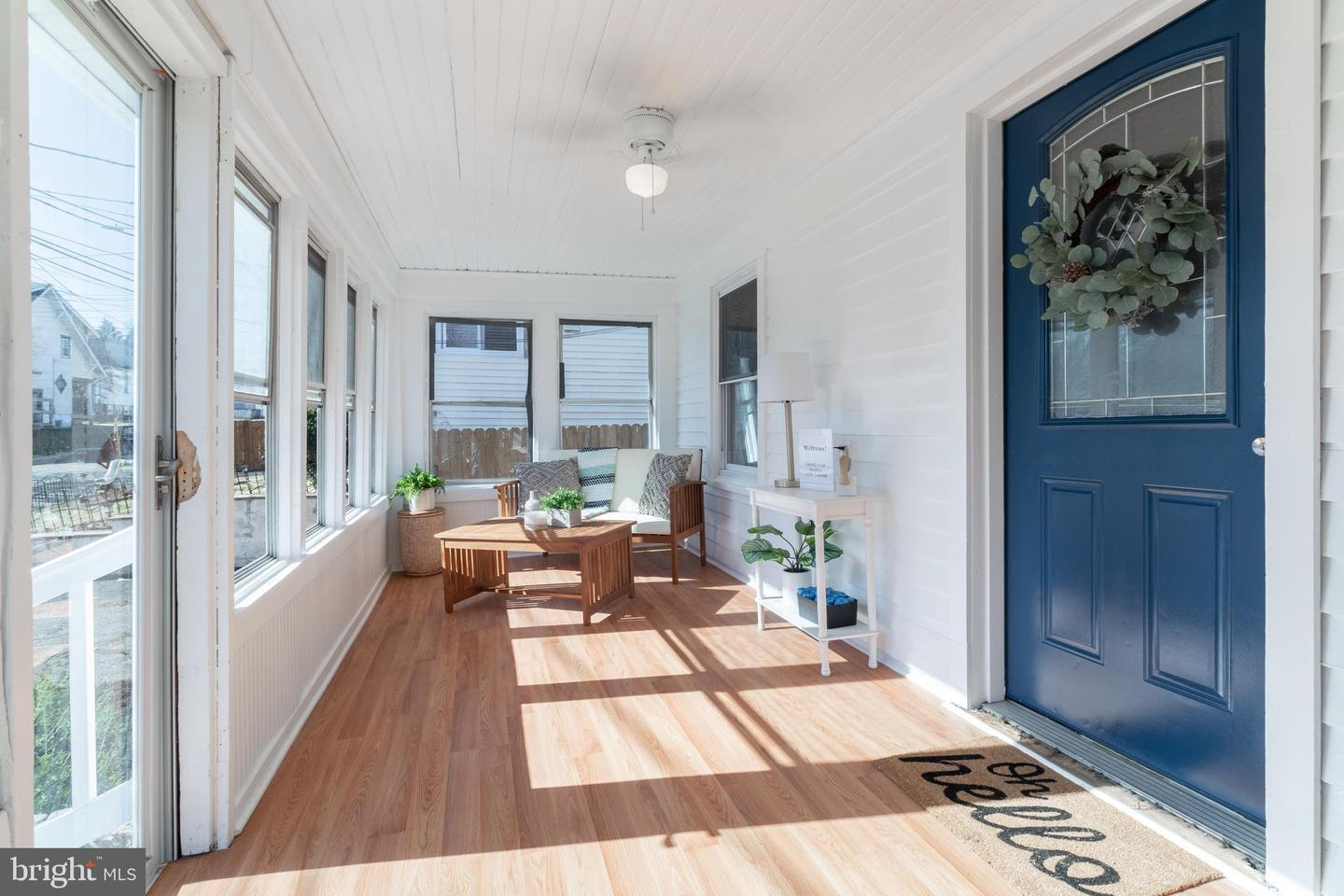 Welcoming real estate office reception area